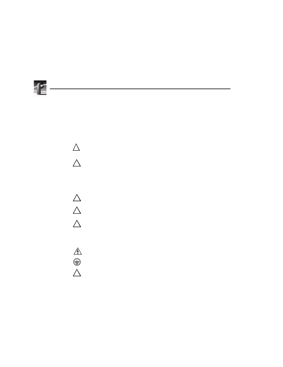 Safety terms and symbols | Grass Valley PDR 100 9GB Media Drive Upgrade User Manual | Page 6 / 42