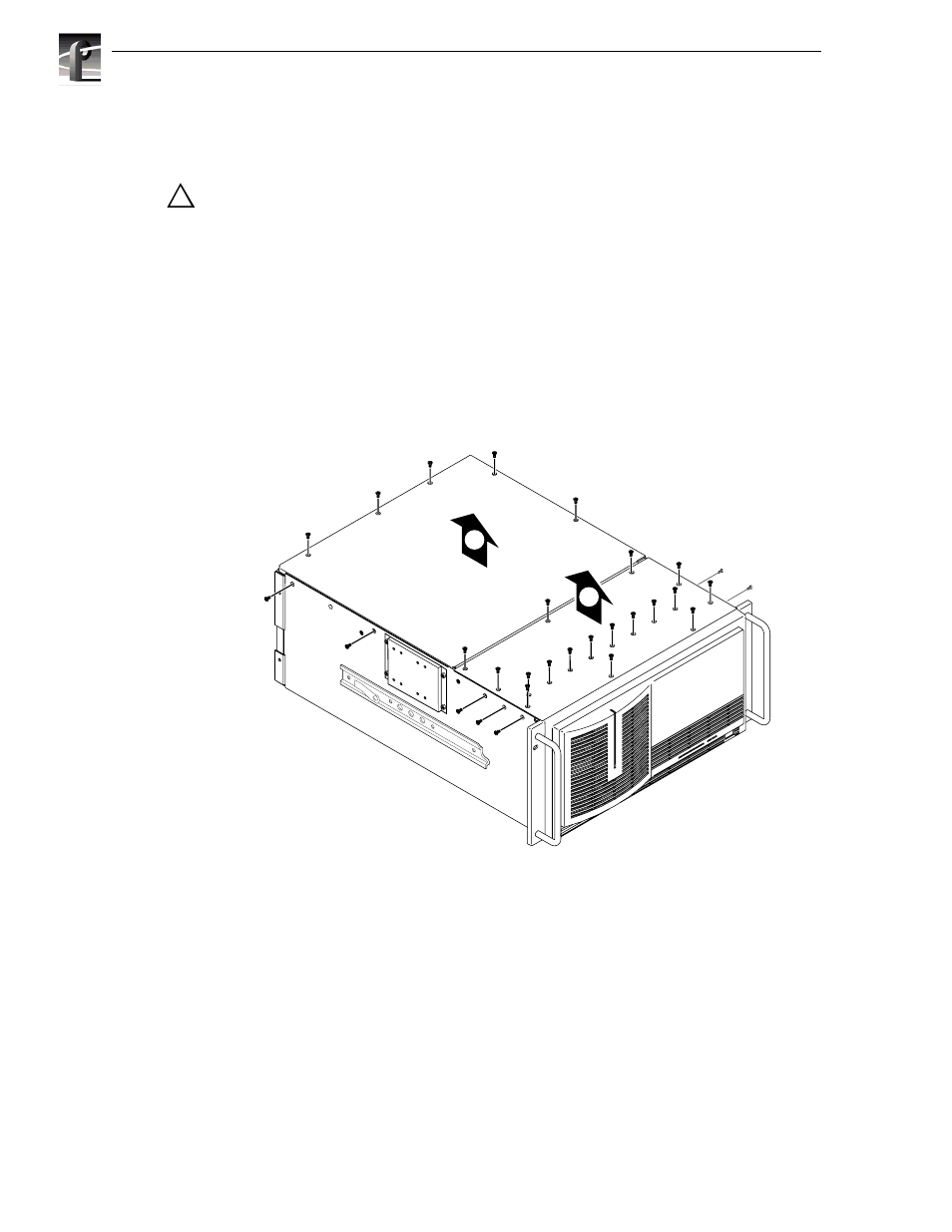 Chassis covers, Bezel and air filters, Chassis covers -8 bezel and air filters -8 | Grass Valley PDR 200 Service Manual User Manual | Page 100 / 172