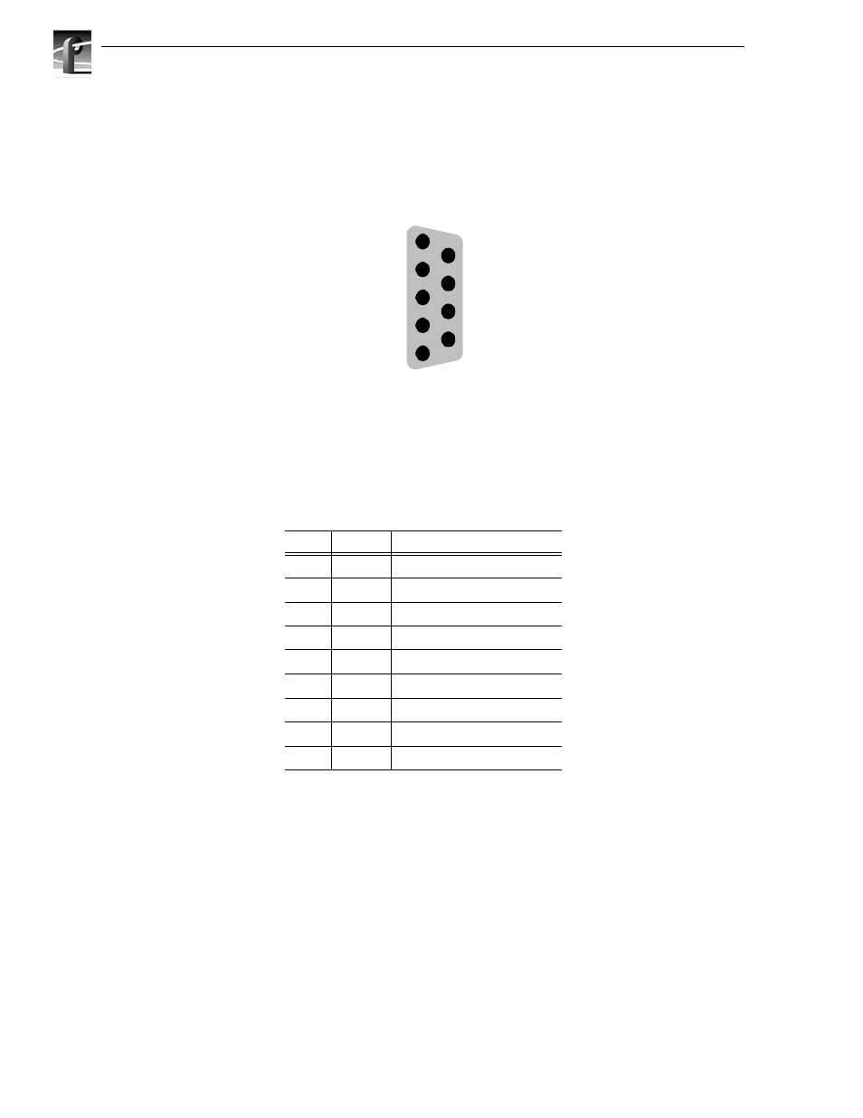 Rs-232 connectors, Appendix a connector pin-outs | Grass Valley PDR 200 Service Manual User Manual | Page 166 / 172