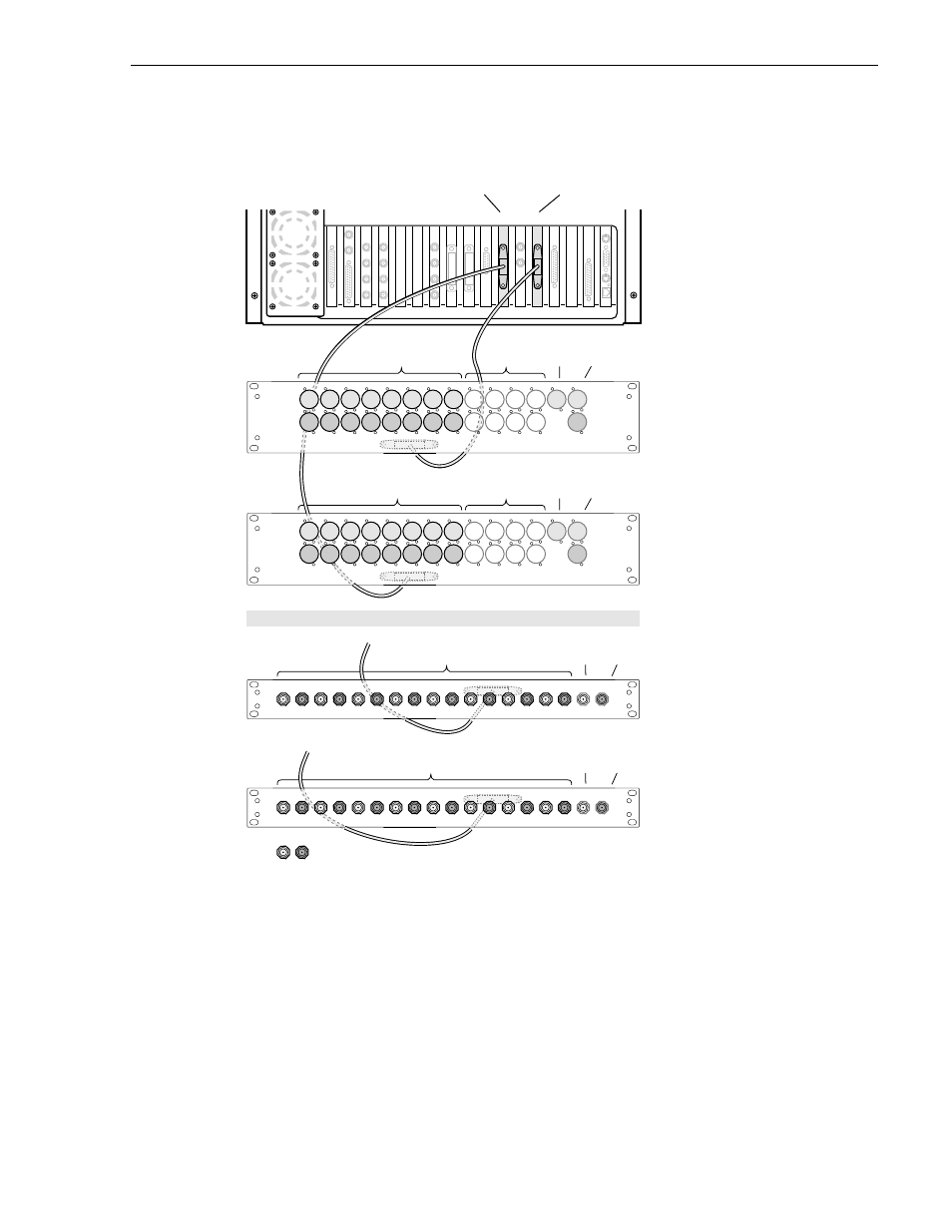 Figure 2-16 shows aes, Connecting audio | Grass Valley PDR 200 Installation User Manual | Page 49 / 110