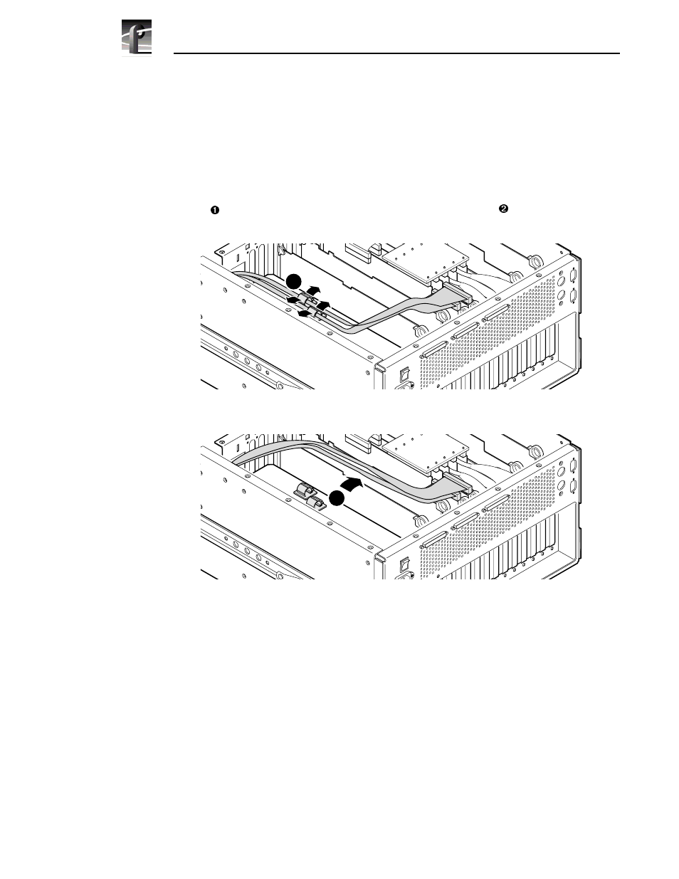 Removing the rs-422 interface board, Positioning scsi cables away from slot j17 | Grass Valley RS-422 Interface Board User Manual | Page 18 / 38