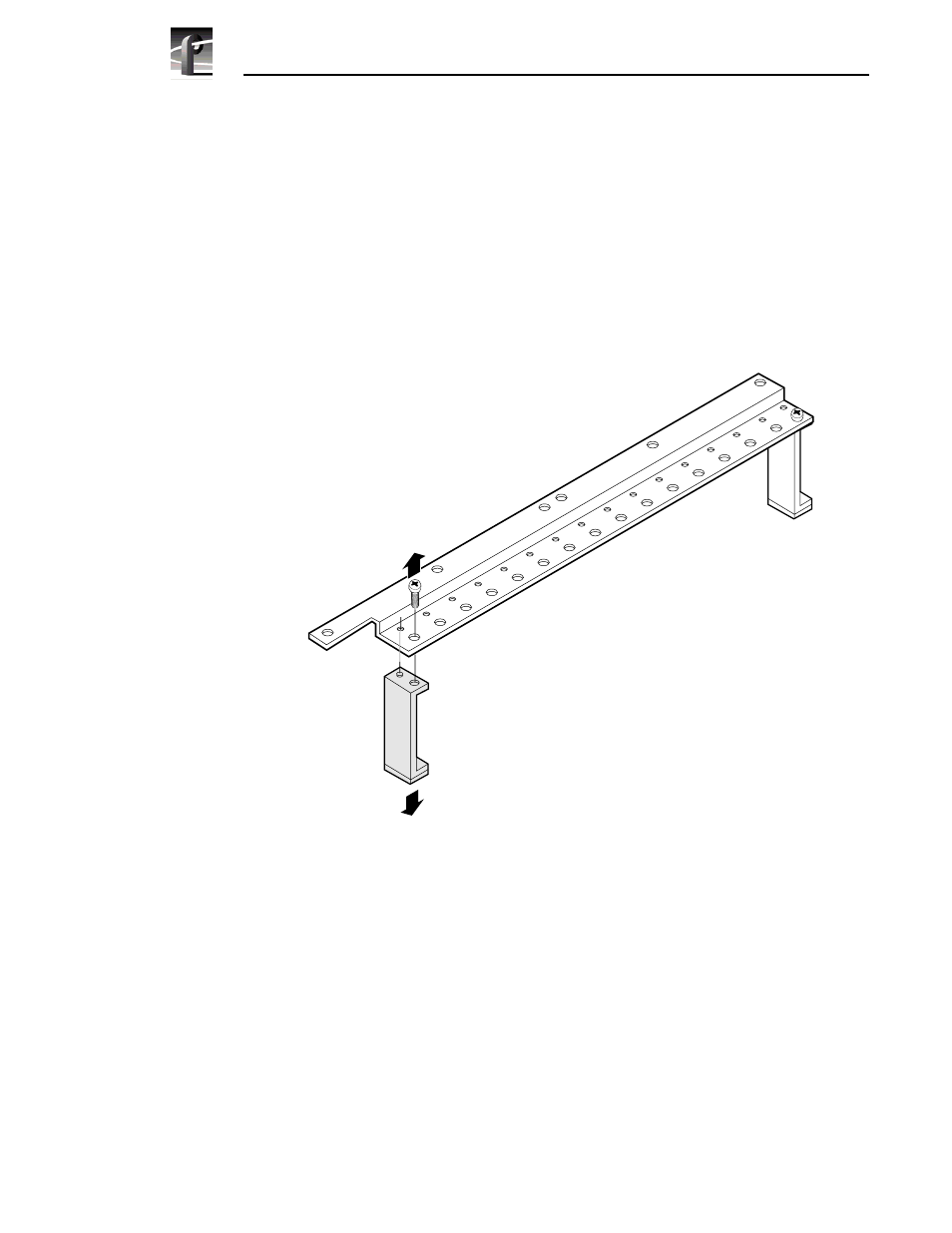 Reinstalling board hold-down brackets, Removing the board hold-down extender for slot j17 | Grass Valley RS-422 Interface Board User Manual | Page 24 / 38
