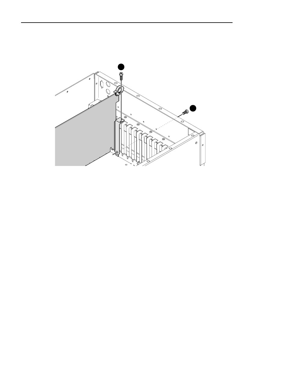 Screw locations for board mounting board bracket, Figure 4), In figure 4) | Grass Valley DVCPRO Board Upgrade User Manual | Page 27 / 60