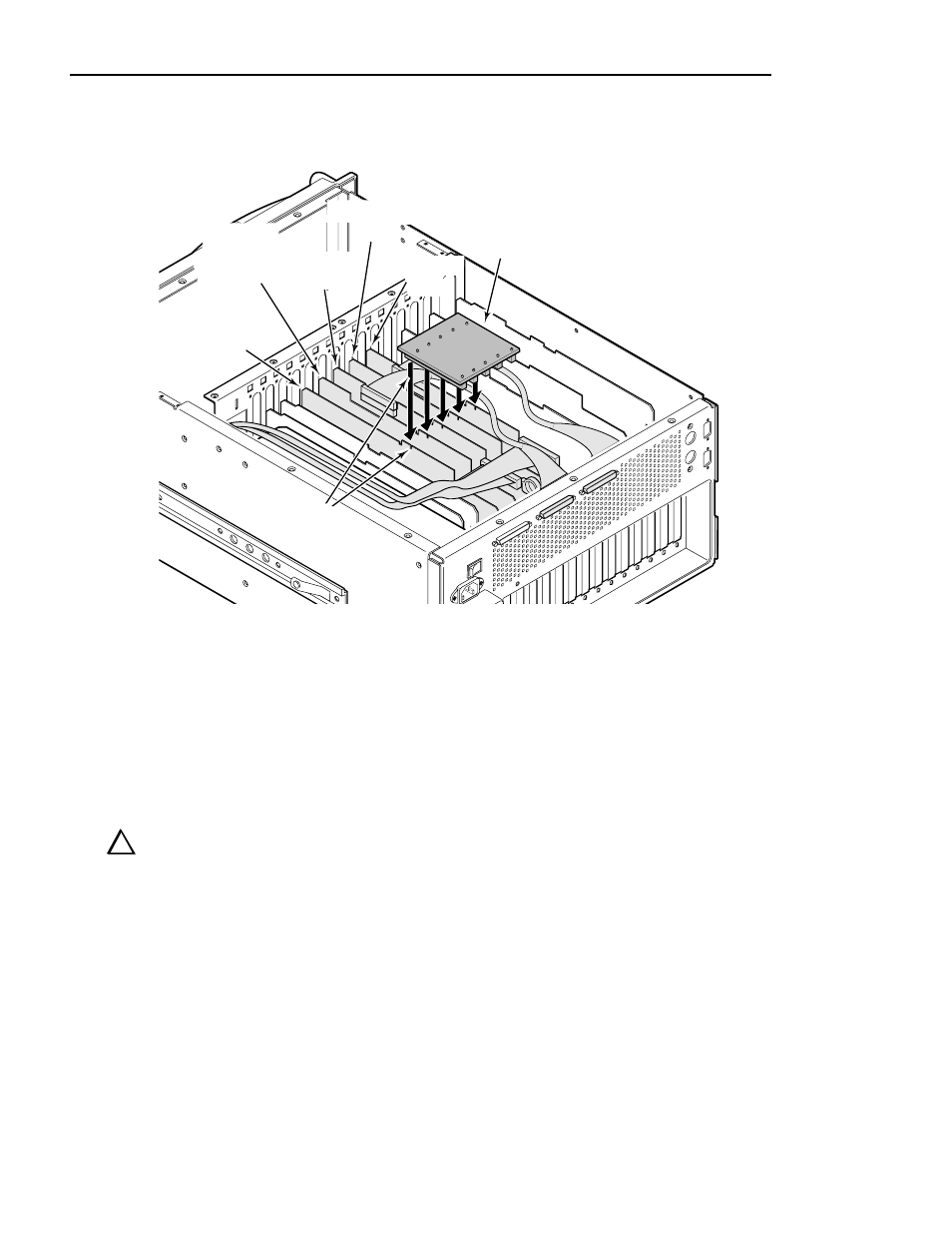 Installing the five-slotted pci interconnect board | Grass Valley DVCPRO Board Upgrade User Manual | Page 29 / 60