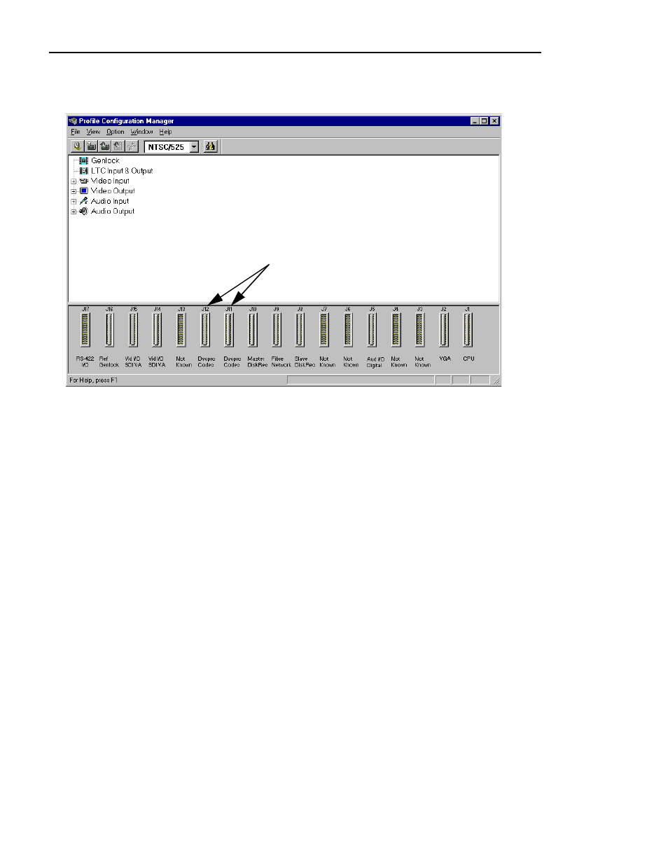 Performing functional tests, Configuration manager showing dvcpro boards | Grass Valley DVCPRO Board Upgrade User Manual | Page 39 / 60
