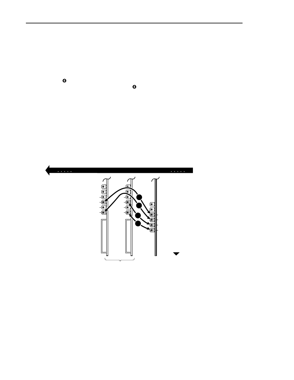 Audio clock cabling example in the pdr 100, Figure 15, Figure 15) | Nd figure 15, Connecting audio clock and sharcnet cables | Grass Valley Profile Family Audio Signal Processing Board User Manual | Page 51 / 78