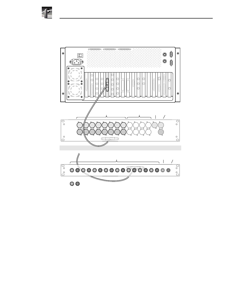 Connecting an xlr216 or bnc216 audio panel to an, Aspb in a pdr 100, Aspb installation | Grass Valley Profile Family Audio Signal Processing Board User Manual | Page 66 / 78