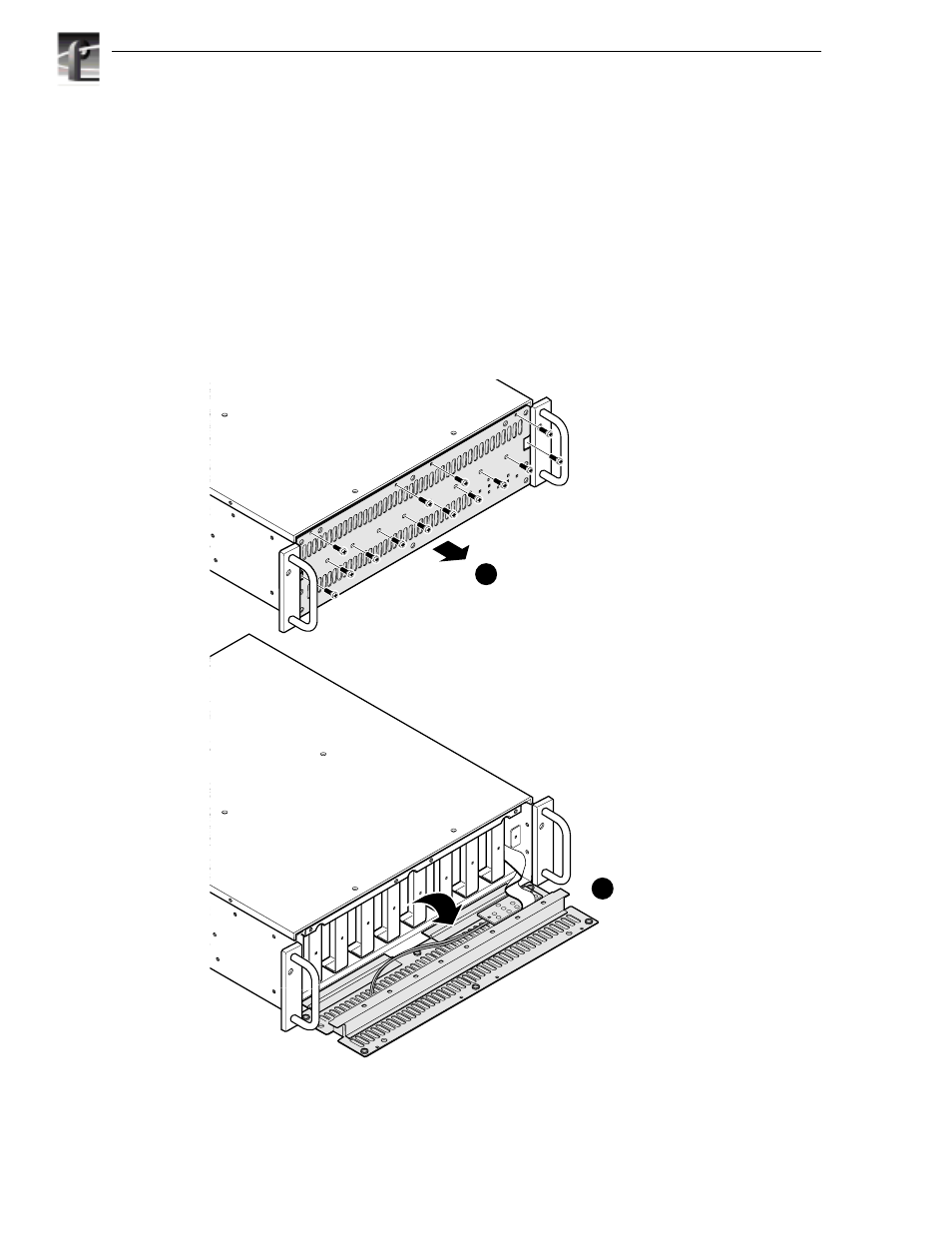 Removing and replacing a disk drive | Grass Valley PDX 208 User Manual | Page 40 / 64