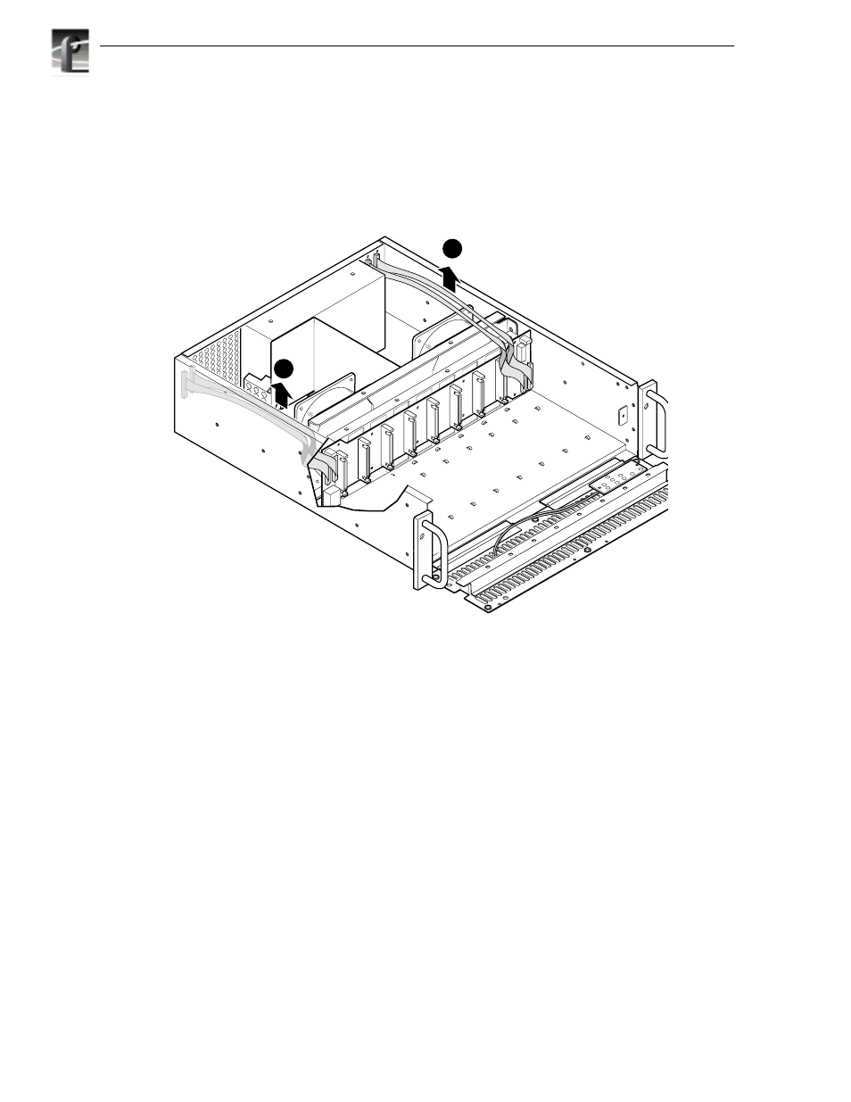 Removing and replacing a scsi cable | Grass Valley PDX 208 User Manual | Page 48 / 64