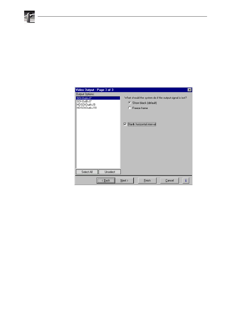 Erasing the horizontal blanking interval | Grass Valley Profile XP Aug 16 2004 User Manual | Page 182 / 352