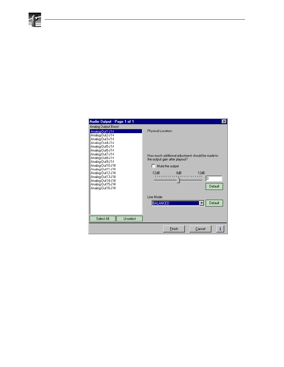 Adjusting analog audio output level | Grass Valley Profile XP Aug 16 2004 User Manual | Page 208 / 352