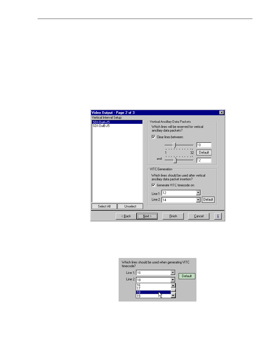 Setting up the vitc generator on a video output | Grass Valley Profile XP Aug 16 2004 User Manual | Page 227 / 352