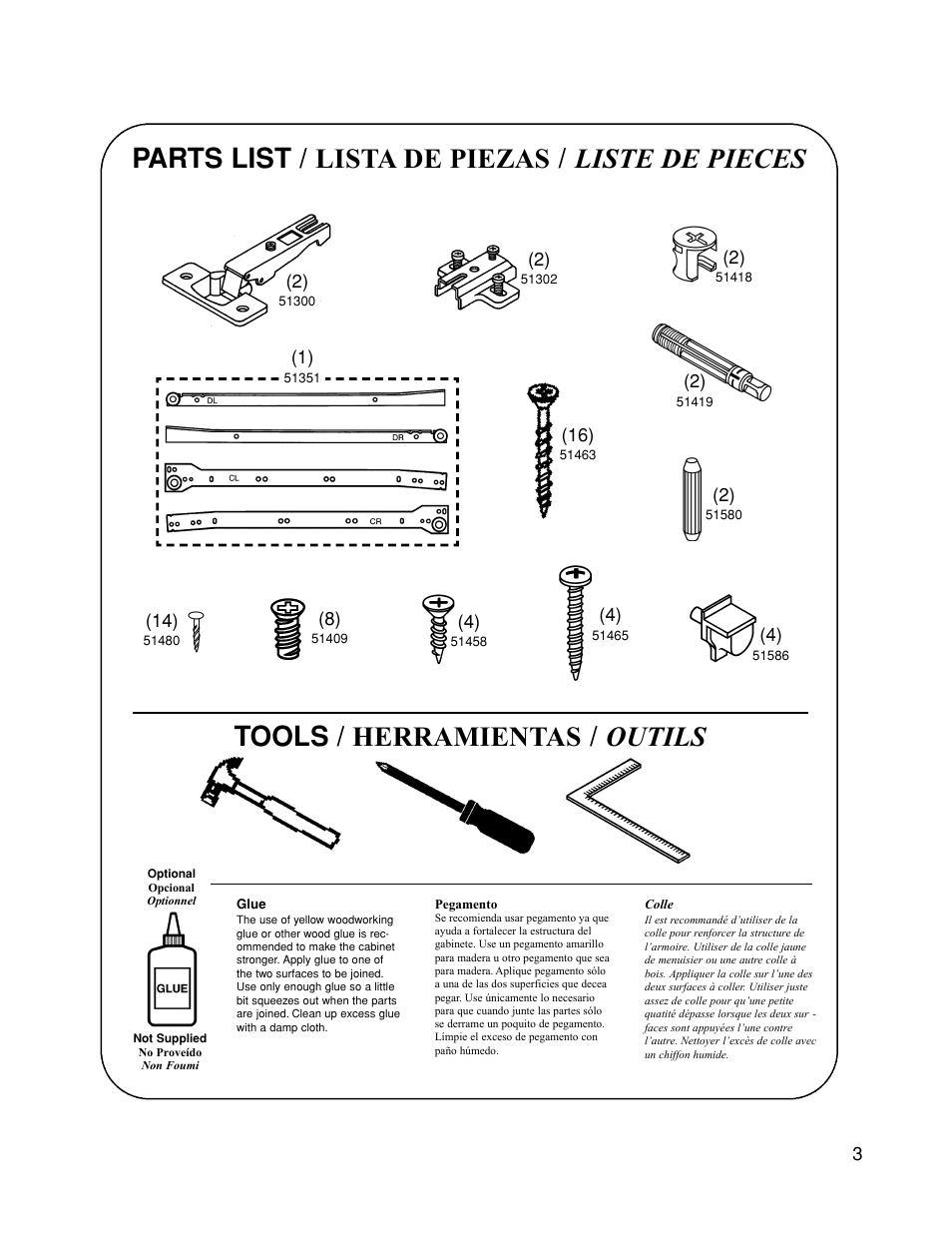 Closet Maid 12115 User Manual | Page 3 / 9