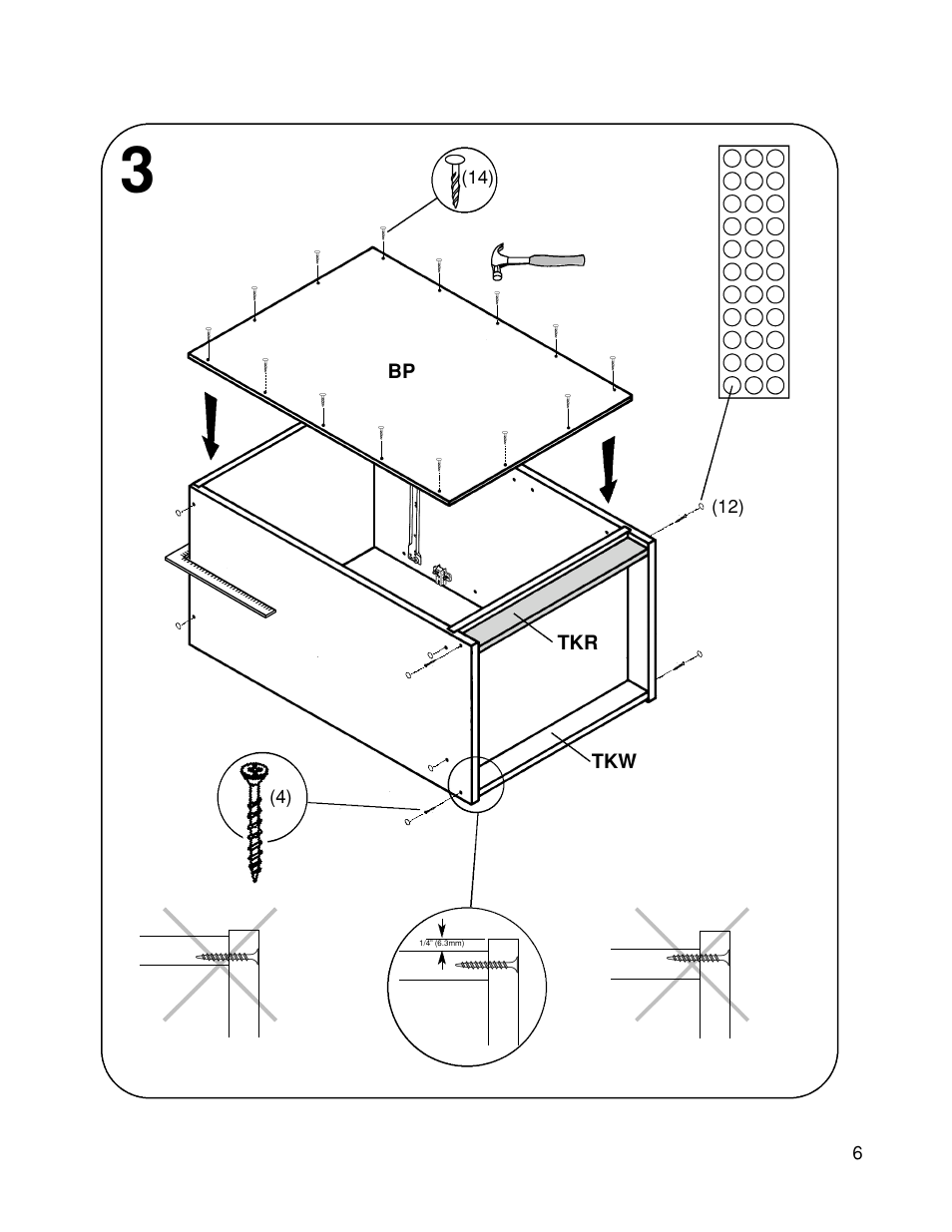 Closet Maid 12115 User Manual | Page 6 / 9