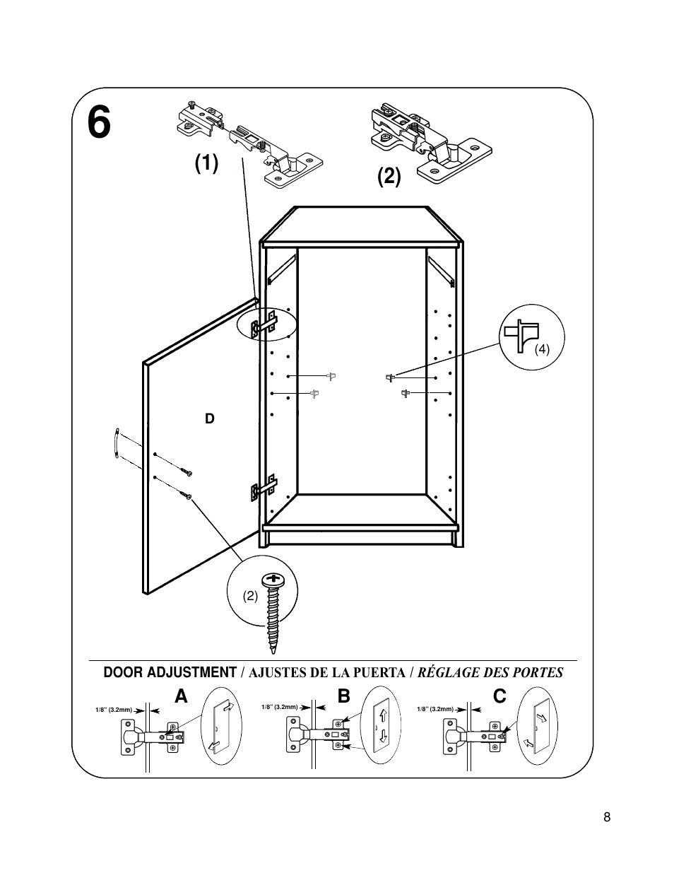 Ca b | Closet Maid 12115 User Manual | Page 8 / 9