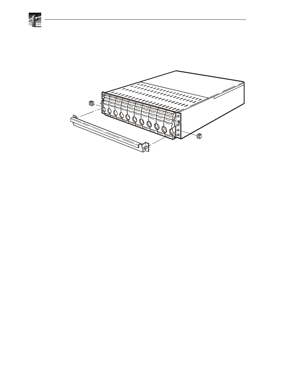 Installing the rack mounts | Grass Valley PFR600/E User Manual | Page 32 / 58