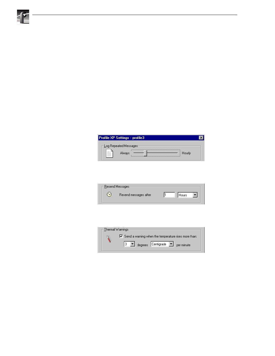 Making settings for a profile xp system | Grass Valley Profile XP Service Manual User Manual | Page 146 / 172