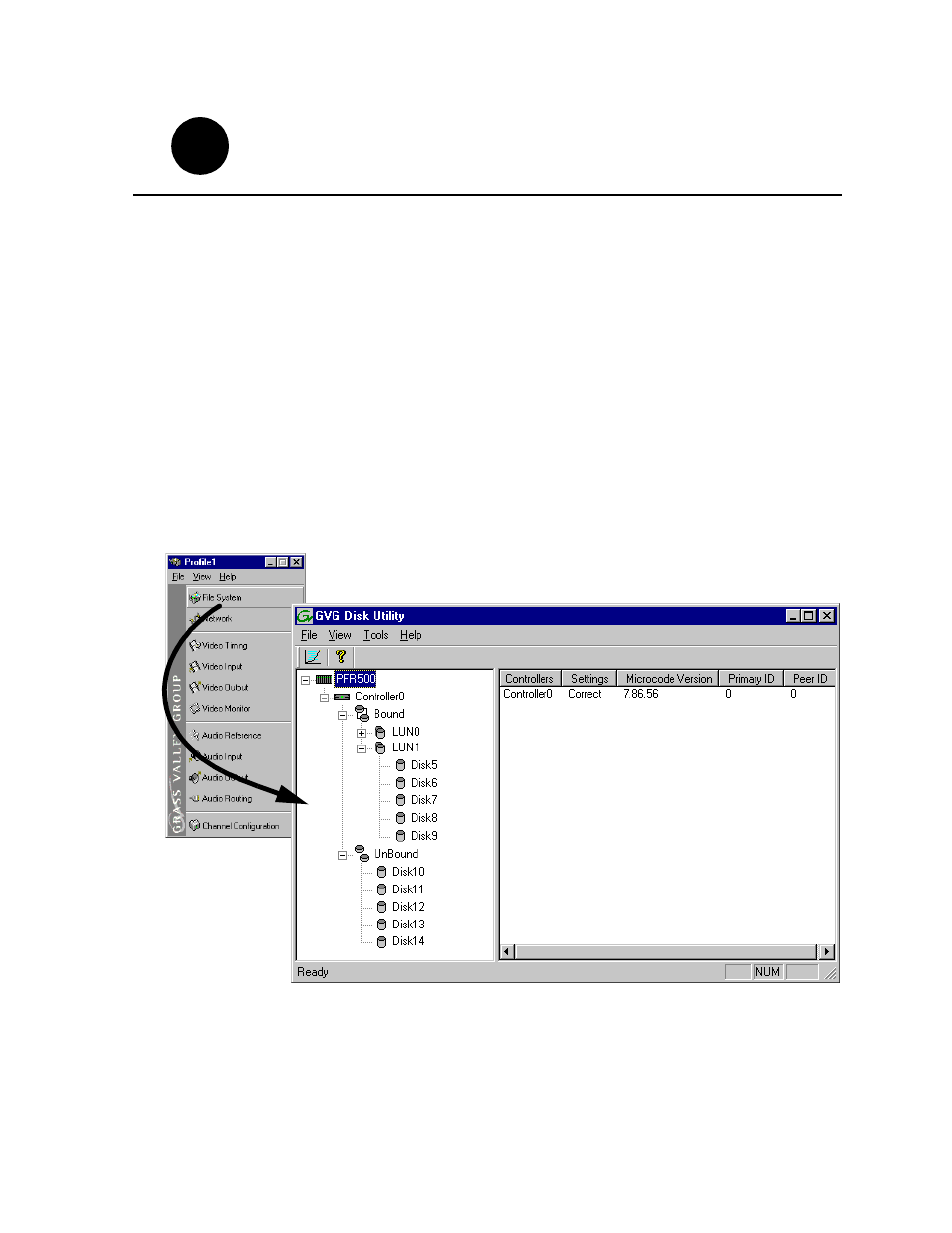 Create a video file system | Grass Valley PVS 3000 July 2004 User Manual | Page 19 / 48