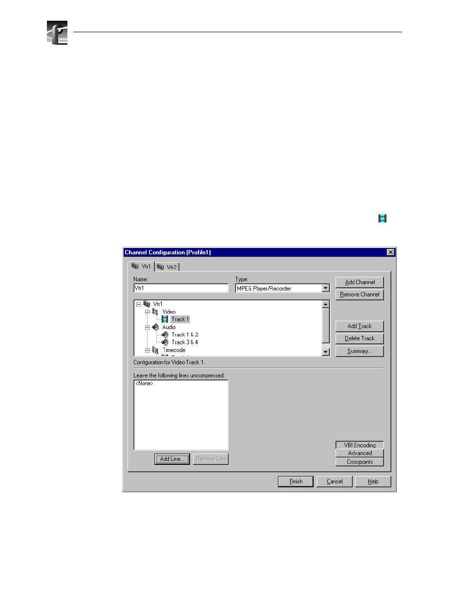 Recording vbi information uncompressed | Grass Valley PVS Series System Guide v.4.0 Dec 10 200 User Manual | Page 124 / 288