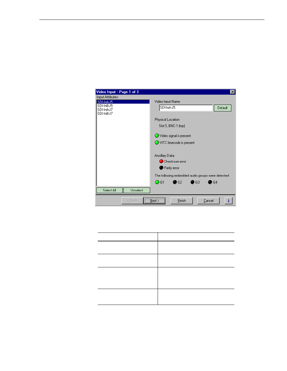 Viewing video input status | Grass Valley PVS Series System Guide v.4.0 Dec 10 200 User Manual | Page 127 / 288