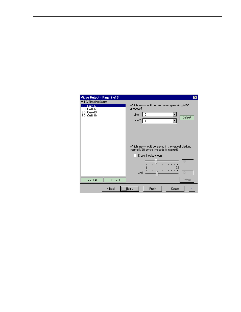 Erasing video output vbi information | Grass Valley PVS Series System Guide v.4.0 Dec 10 200 User Manual | Page 135 / 288