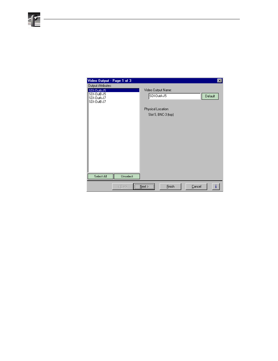 Renaming the video outputs | Grass Valley PVS Series System Guide v.4.0 Dec 10 200 User Manual | Page 140 / 288