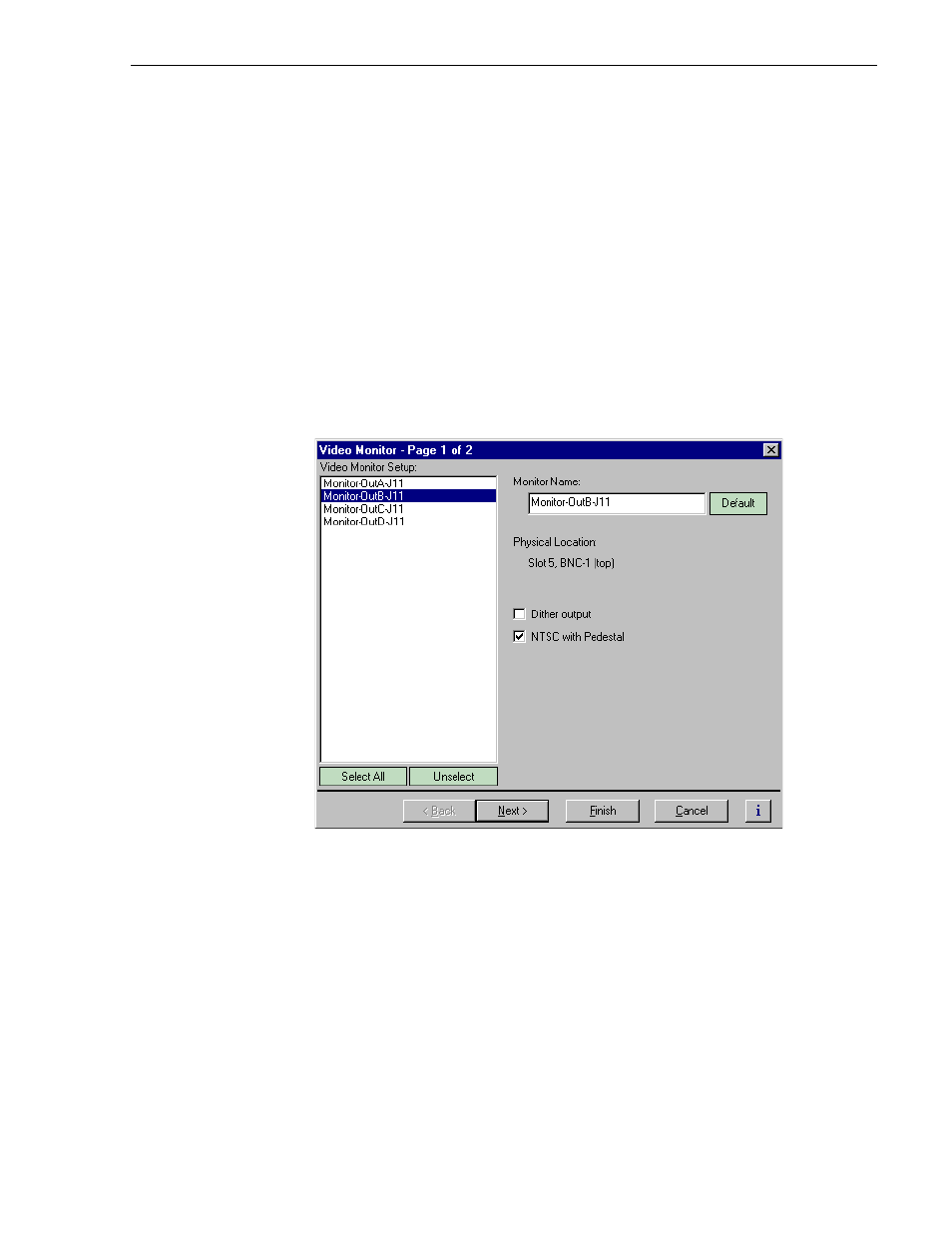 Configuring the video monitor output | Grass Valley PVS Series System Guide v.4.0 Dec 10 200 User Manual | Page 141 / 288