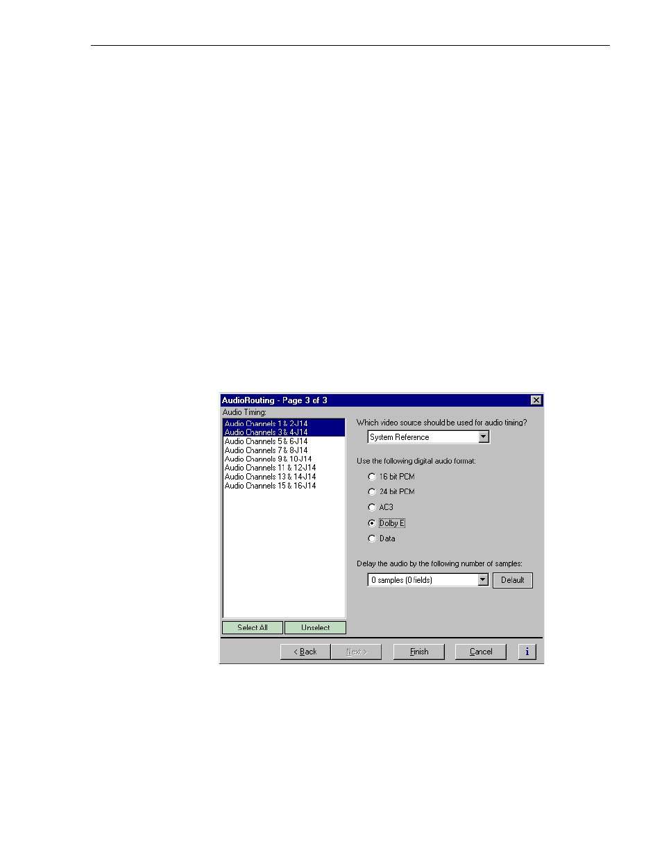 Selecting incoming digital audio coding format | Grass Valley PVS Series System Guide v.4.0 Dec 10 200 User Manual | Page 161 / 288