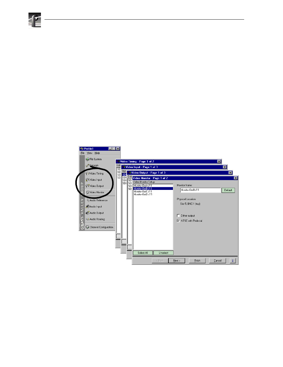 Video setup items | Grass Valley PVS Series System Guide v.4.0 Dec 10 200 User Manual | Page 42 / 288