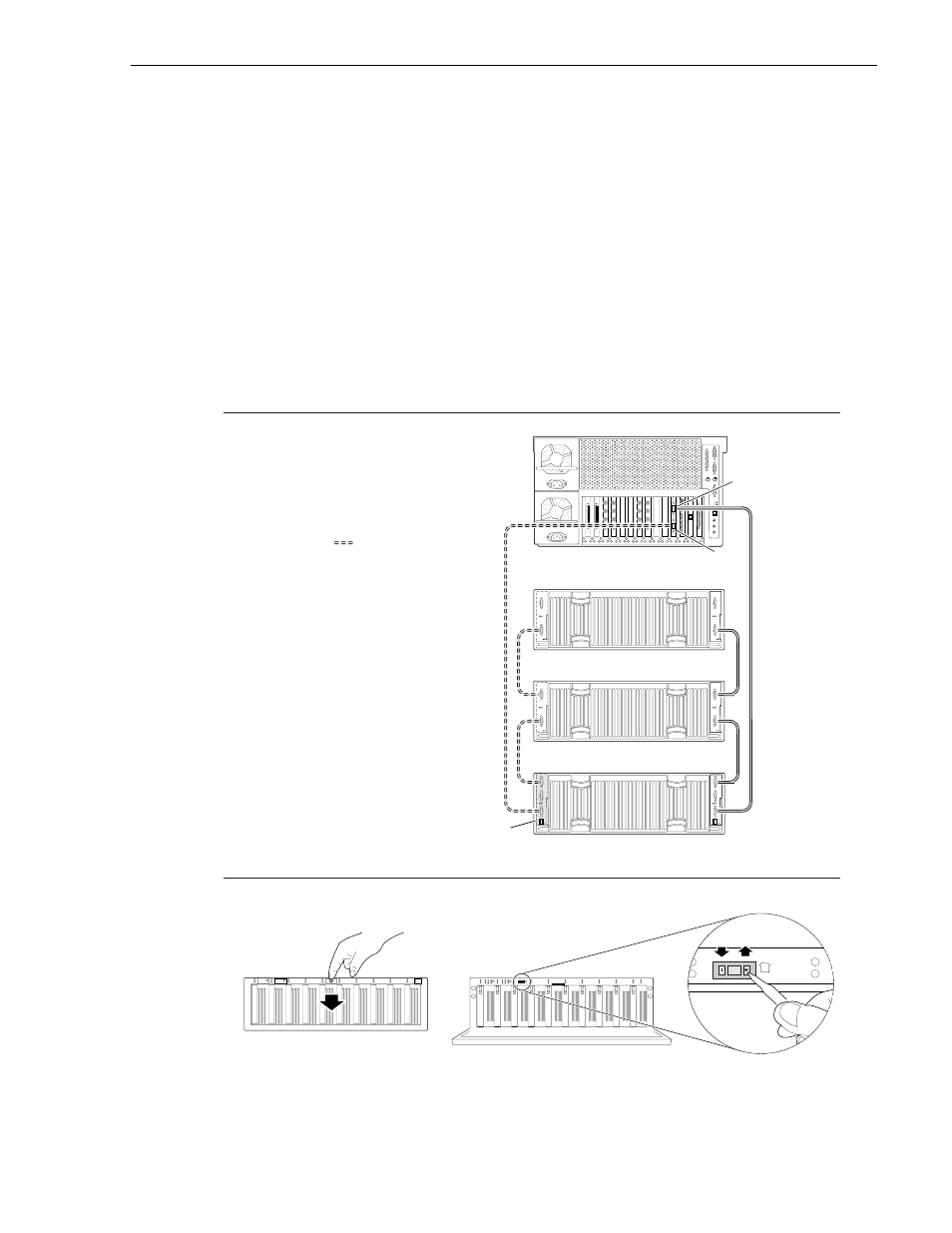 Connecting storage: using a single pfc500, Connecting storage: using a single pfc500, Connecting storage: using a single pfc 500 | Grass Valley PVS Series System Guide v.4.0 Dec 10 200 User Manual | Page 61 / 288