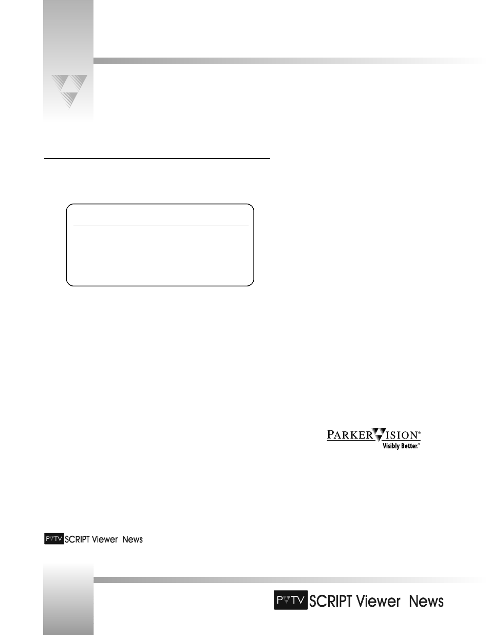 General information, Arker, Ision | Grass Valley SCRIPT Viewer News Rev.A User Manual | Page 4 / 60