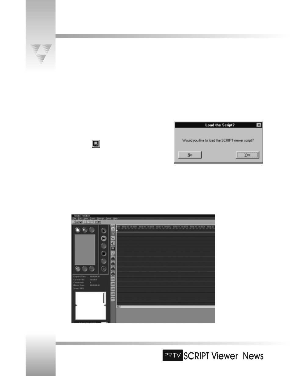 Testing pvtv script viewer - studio functionality, Page 46 | Grass Valley SCRIPT Viewer News Rev.A User Manual | Page 48 / 60