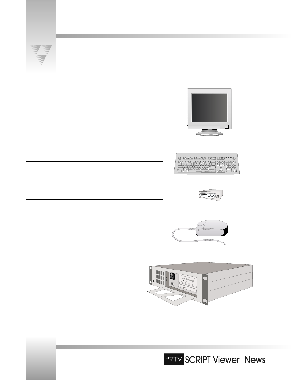 Pvtv script viewer components | Grass Valley SCRIPT Viewer News Rev.A User Manual | Page 6 / 60