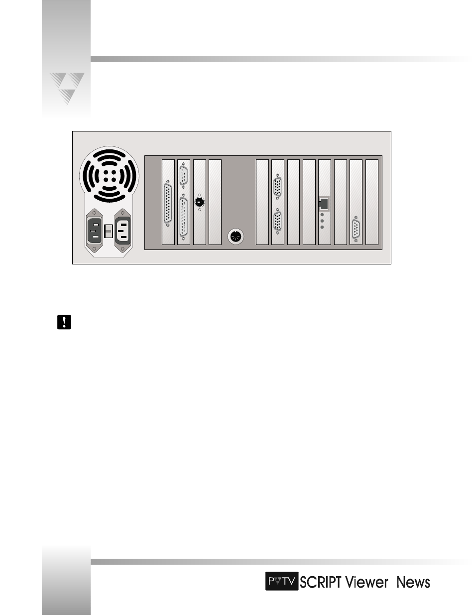 Rackmount rear panel i/o connections | Grass Valley SCRIPT Viewer News Rev.A User Manual | Page 8 / 60