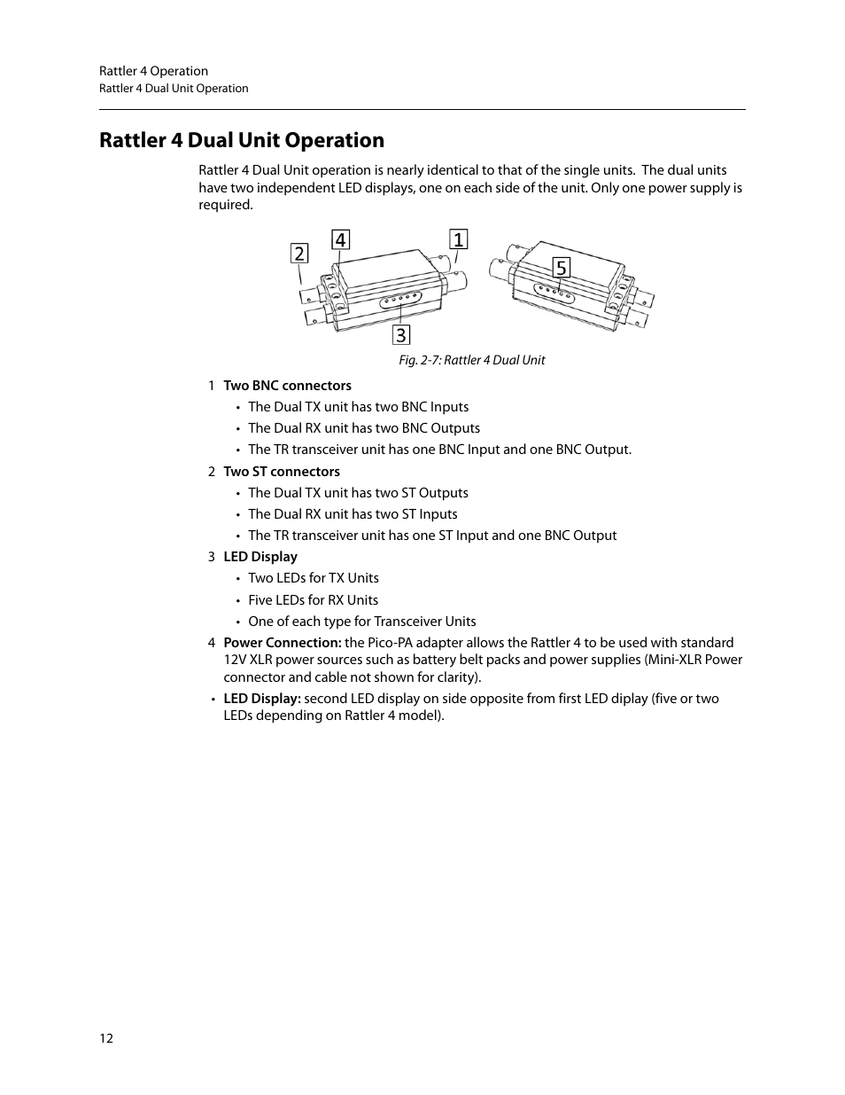 Rattler 4 dual unit operation | Grass Valley Rattler 4 Feb 24 2015 User Manual | Page 16 / 25