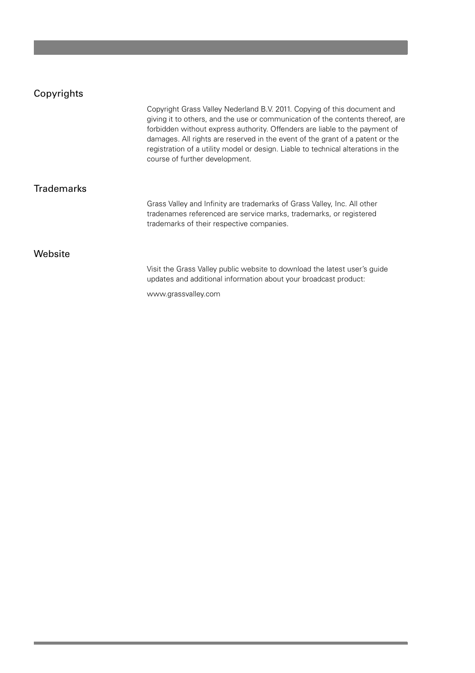 Grass Valley LDK 4475 Reflex SuperXpander User Manual | Page 2 / 30
