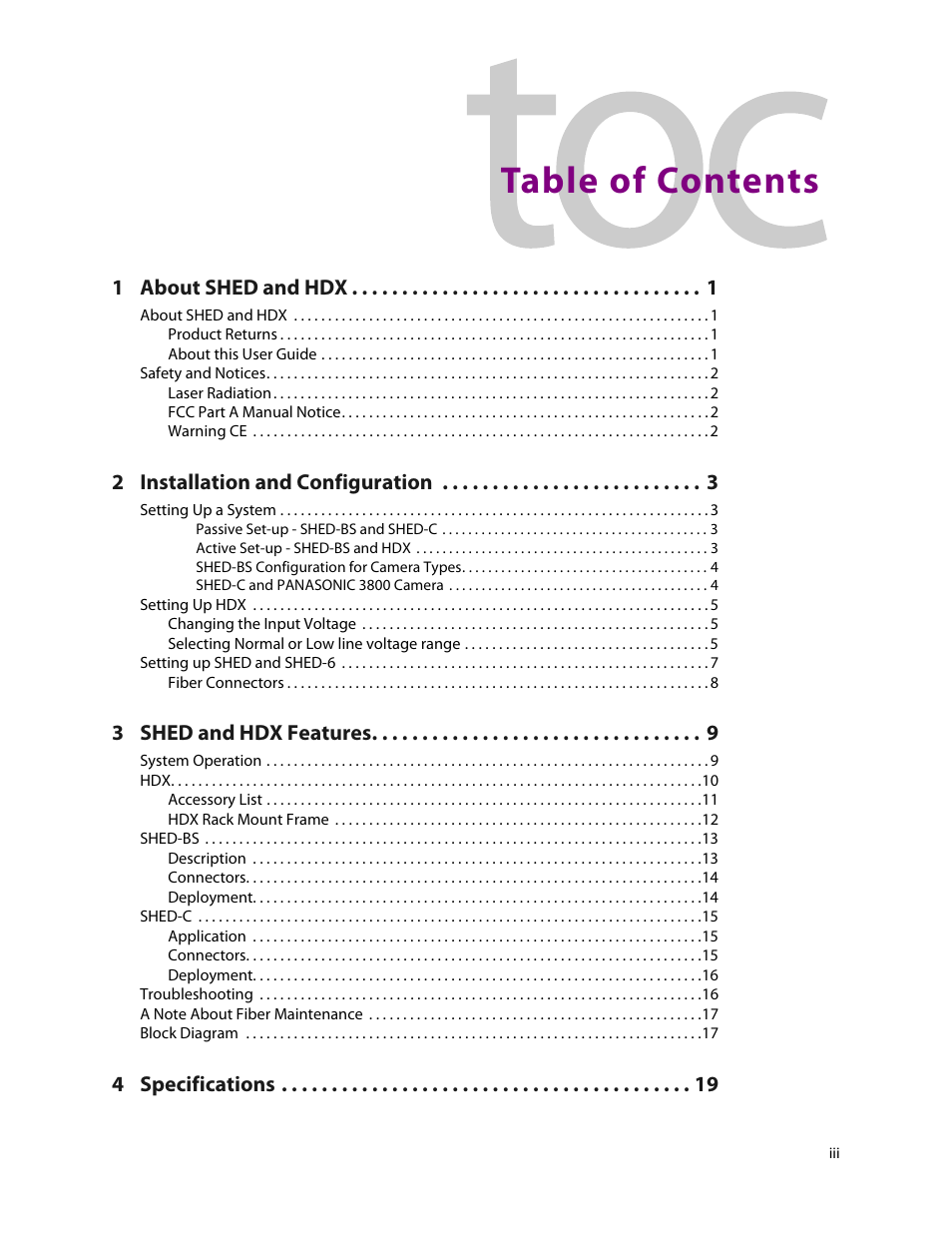 Grass Valley SHED Jan 16 2015 User Manual | Page 3 / 25