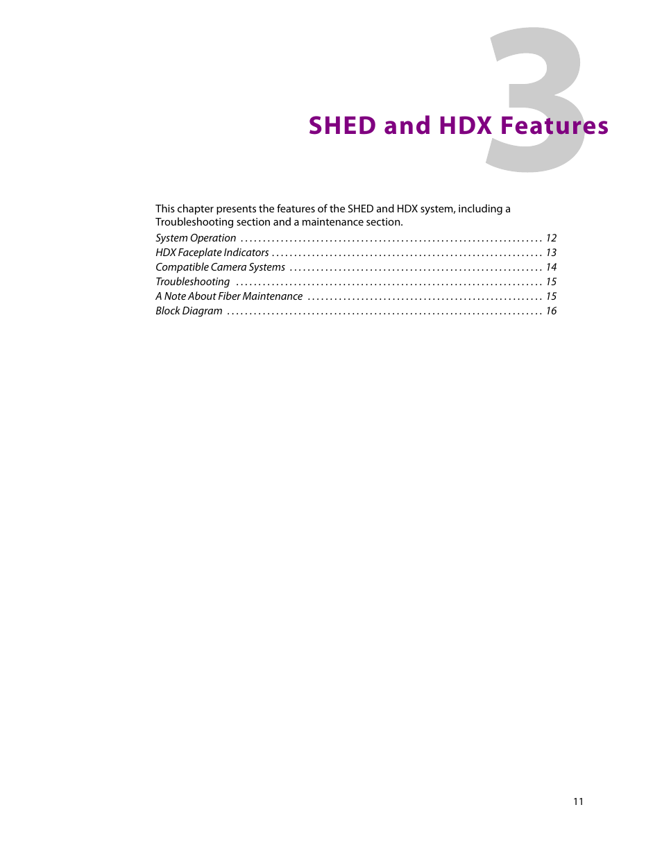 3 shed and hdx features, Shed and hdx features | Grass Valley SHED Jul 25 2014 User Manual | Page 15 / 23