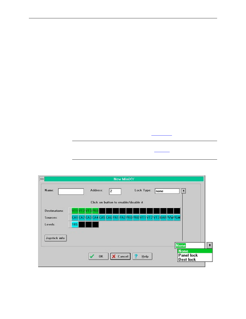 Minixy panel | Grass Valley SMS-6000 Series User Manual | Page 82 / 126