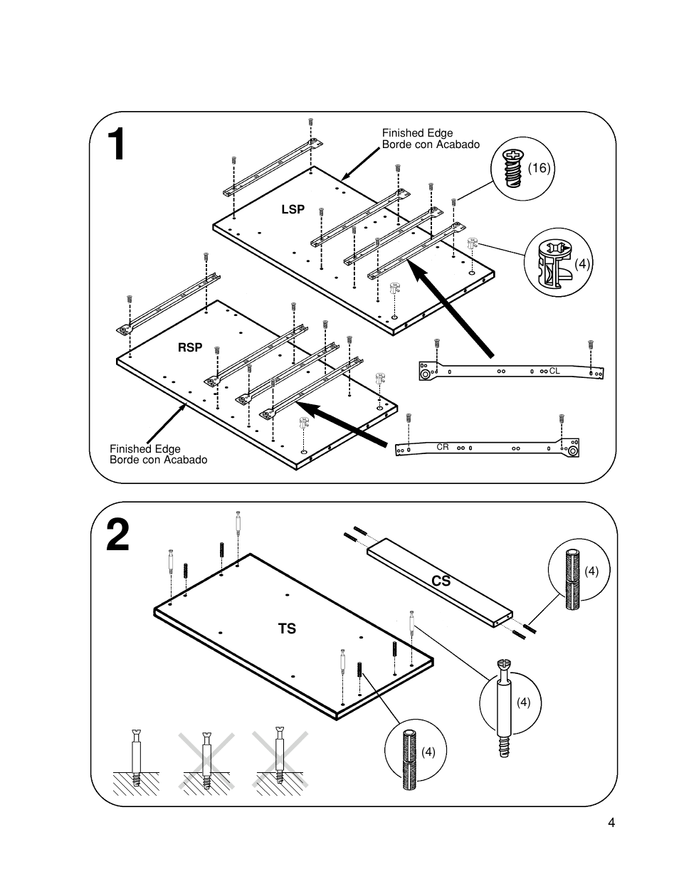 Closet Maid 12322 User Manual | Page 4 / 12