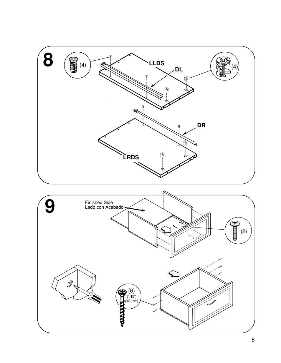 Closet Maid 12322 User Manual | Page 8 / 12