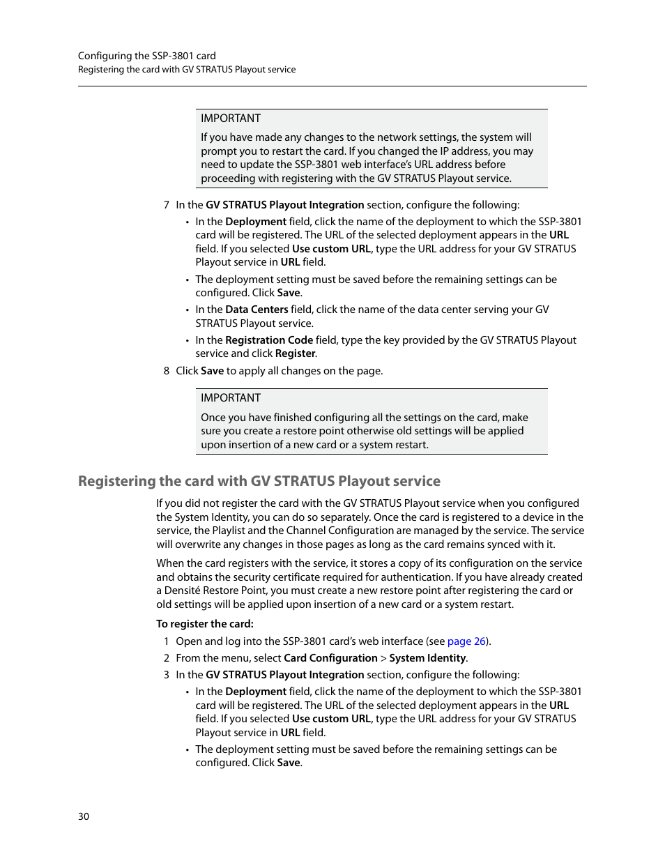 Grass Valley SSP-3801 Installation v.1.3 User Manual | Page 34 / 57