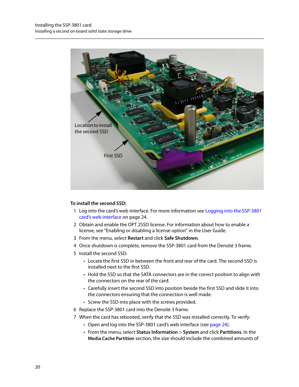 Grass Valley SSP-3801 Installation v.1.2 User Manual | Page 24 / 56