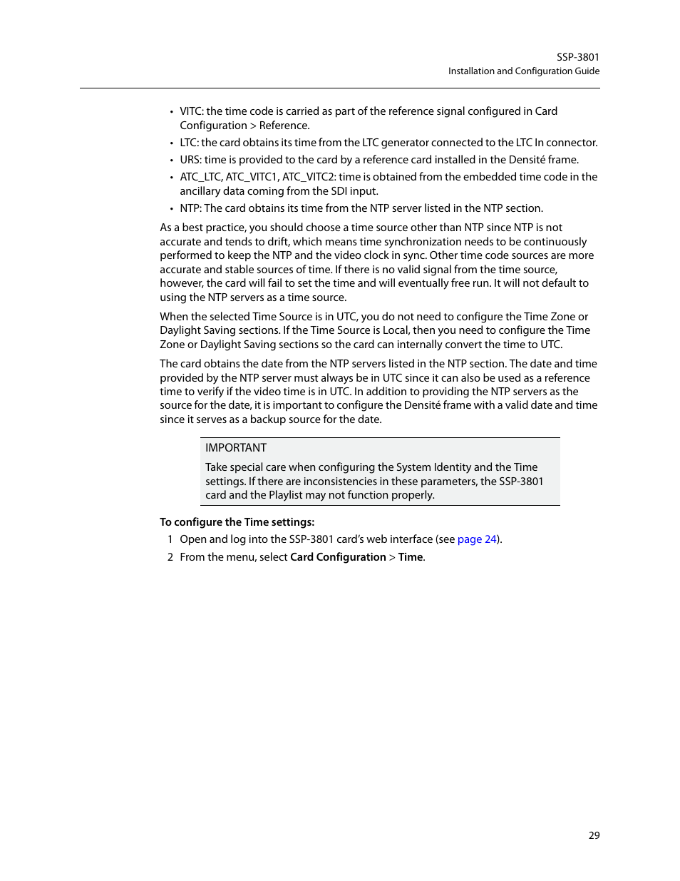 Grass Valley SSP-3801 Installation v.1.2 User Manual | Page 33 / 56