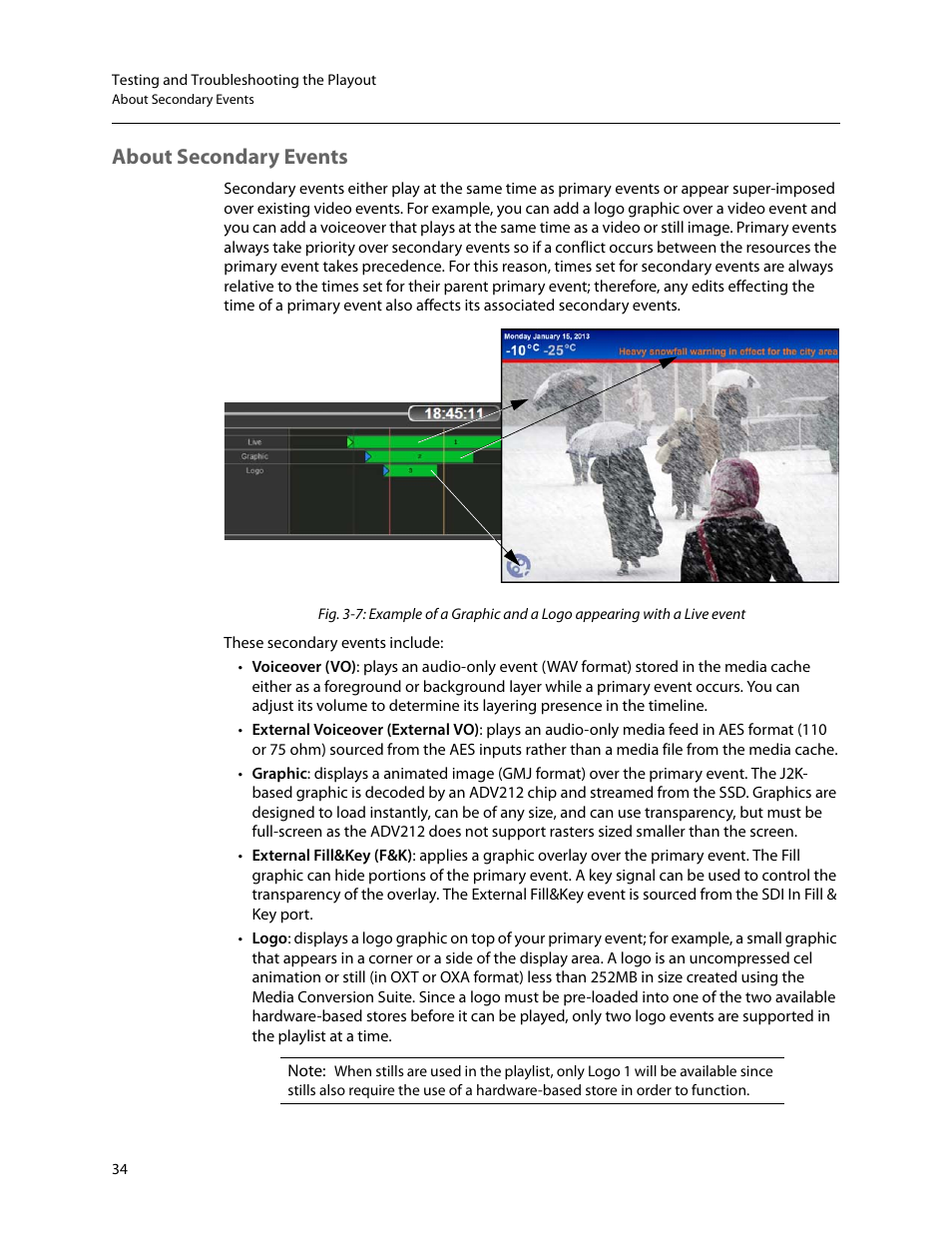 About secondary events | Grass Valley SSP-3801 User Guide v.1.3 User Manual | Page 38 / 79