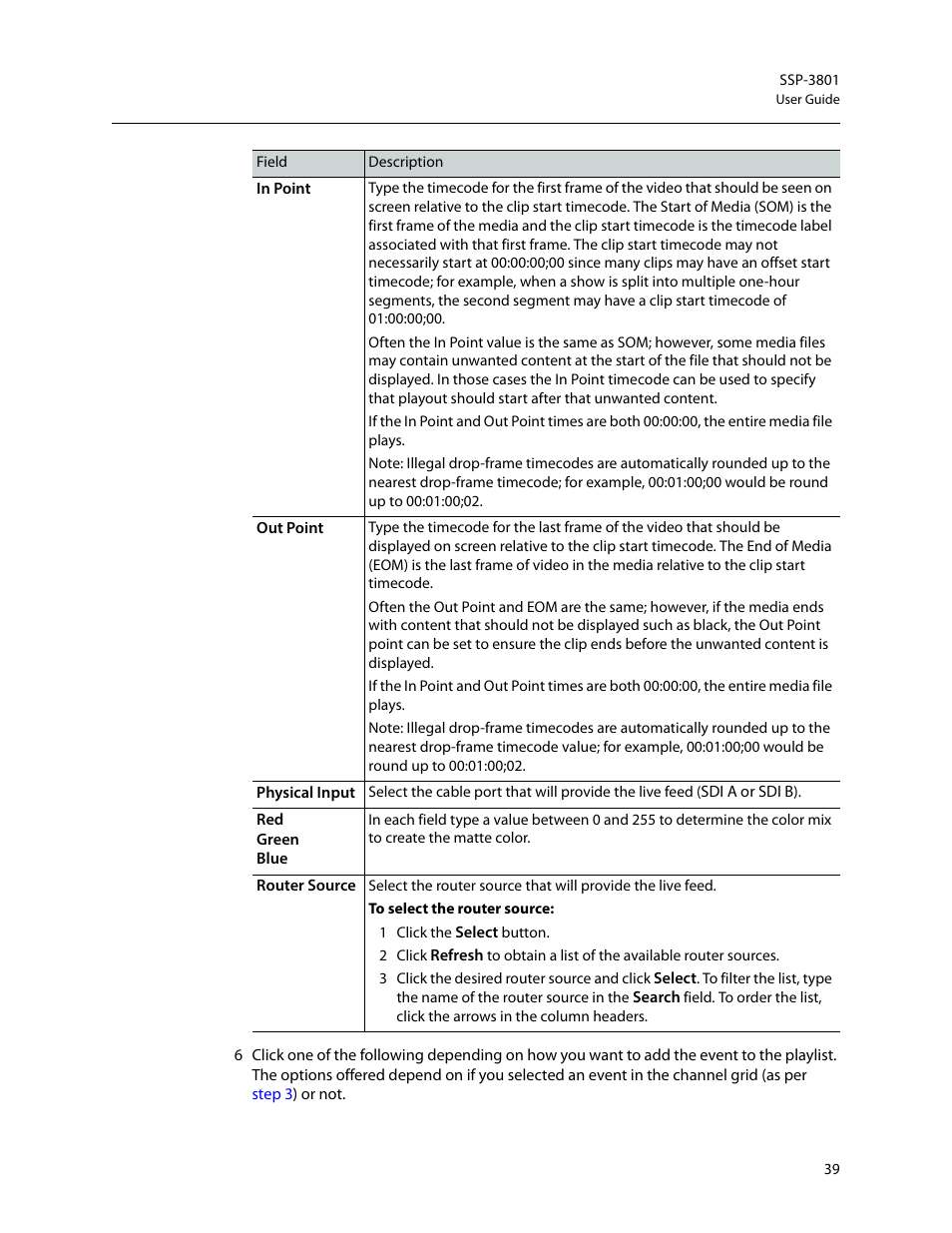 Grass Valley SSP-3801 User Guide v.1.3 User Manual | Page 43 / 79
