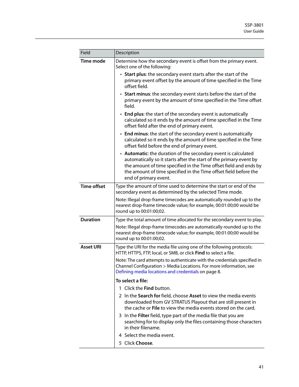 Grass Valley SSP-3801 User Guide v.1.3 User Manual | Page 45 / 79