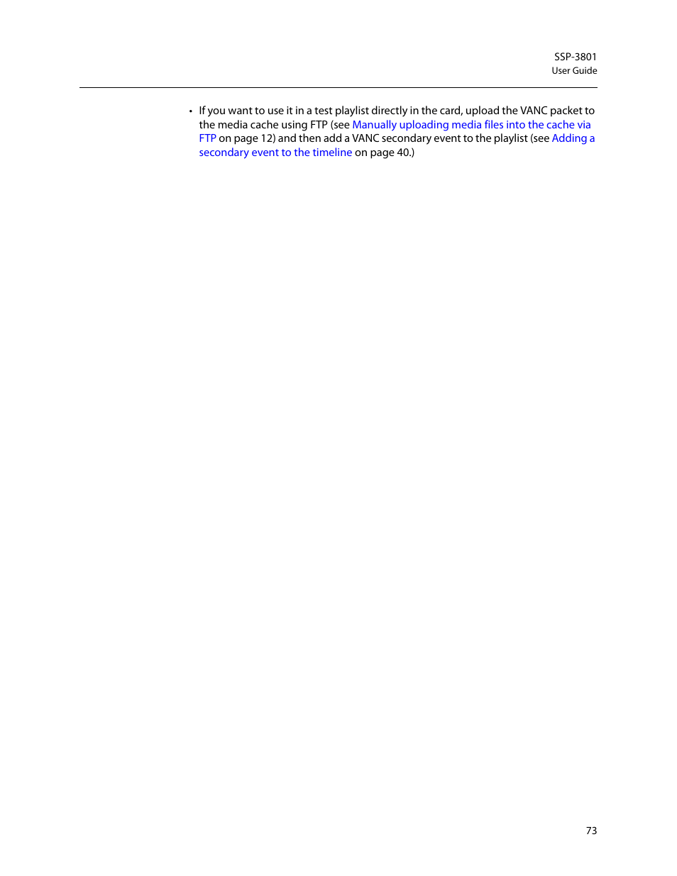 Grass Valley SSP-3801 User Guide v.1.3 User Manual | Page 77 / 79