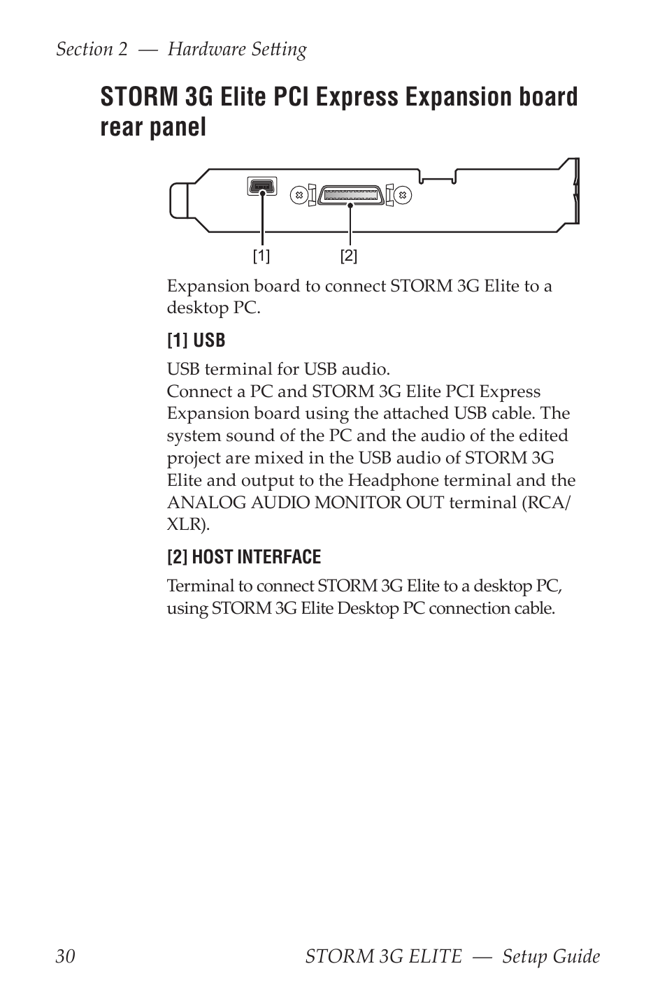 Grass Valley STORM 3G Elite User Manual | Page 30 / 77