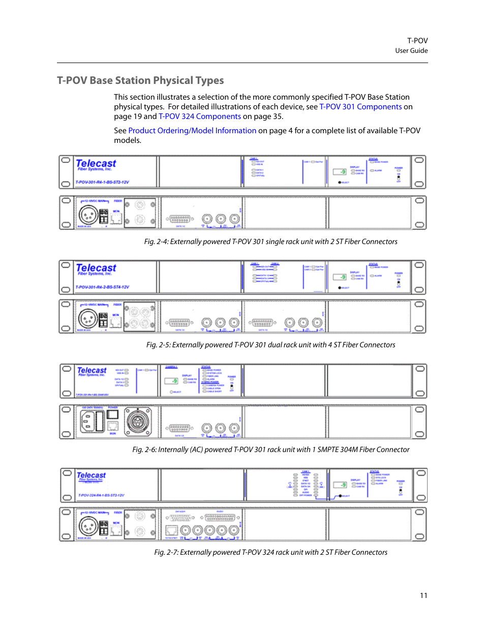 T-pov base station physical types | Grass Valley T-POV Bidirectional Robotic User Manual | Page 17 / 89